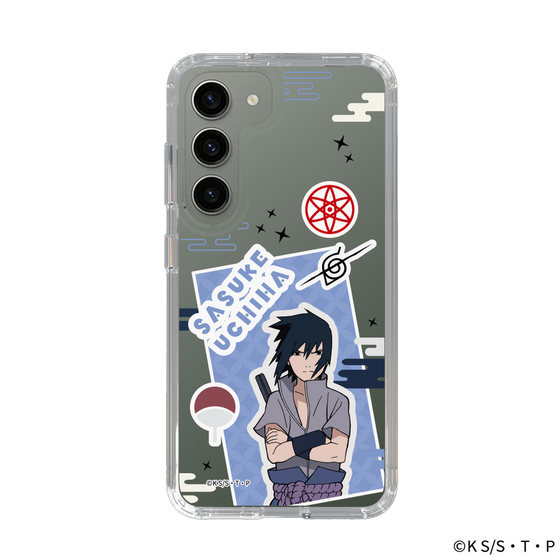 スリムプロテクションケース［ NARUTO -ナルト- 疾風伝 - ステッカー - うちはサスケ ］