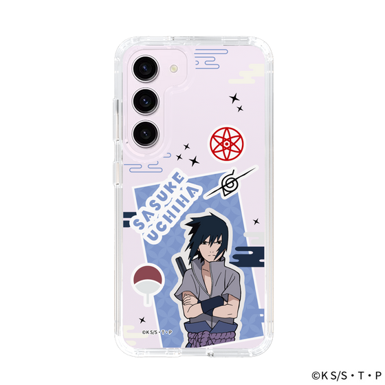 スリムプロテクションケース［ NARUTO -ナルト- 疾風伝 - ステッカー - うちはサスケ ］