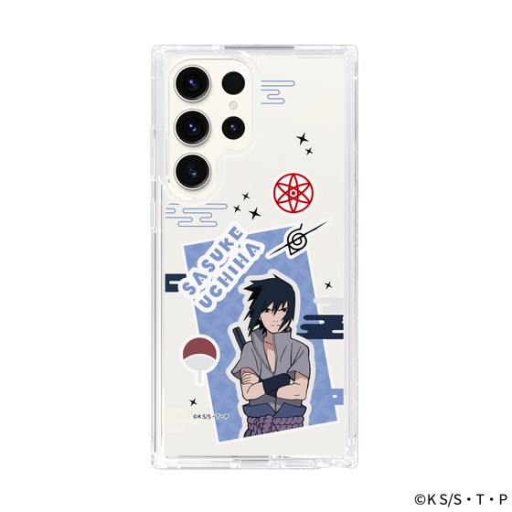 スリムプロテクションケース［ NARUTO-ナルト- 疾風伝 - ステッカー - うちはサスケ ］