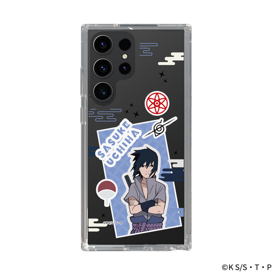 スリムプロテクションケース［ NARUTO -ナルト- 疾風伝 - ステッカー - うちはサスケ ］