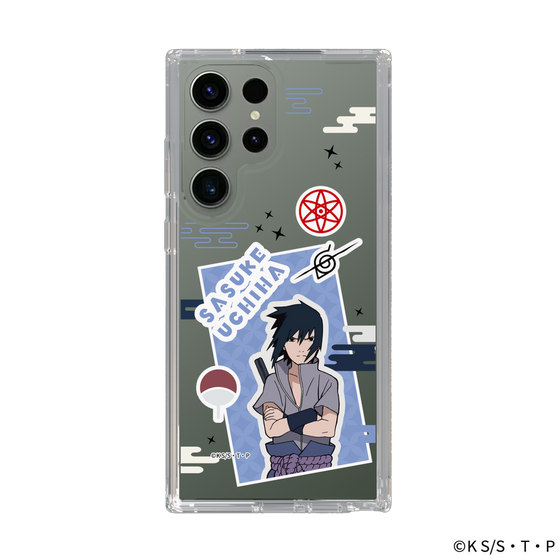 スリムプロテクションケース［ NARUTO -ナルト- 疾風伝 - ステッカー - うちはサスケ ］