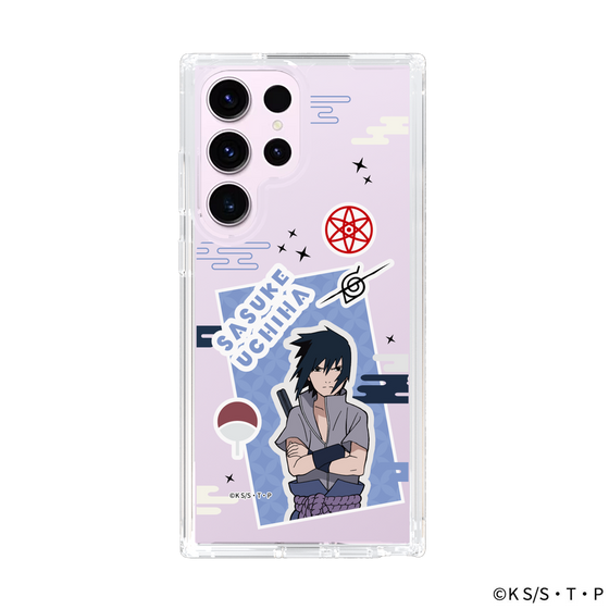 スリムプロテクションケース［ NARUTO -ナルト- 疾風伝 - ステッカー - うちはサスケ ］