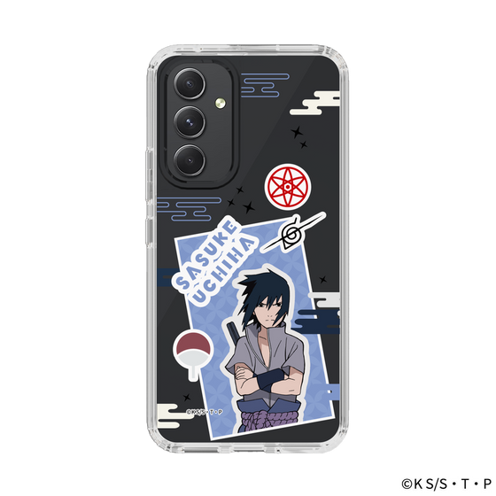 スリムプロテクションケース［ NARUTO -ナルト- 疾風伝 - ステッカー - うちはサスケ ］