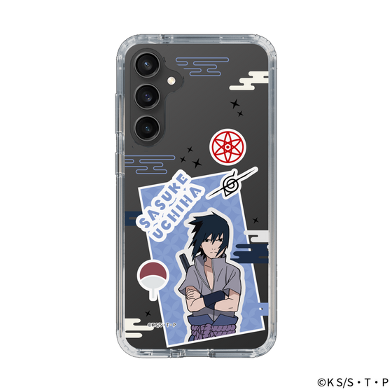 スリムプロテクションケース［ NARUTO -ナルト- 疾風伝 - ステッカー - うちはサスケ ］