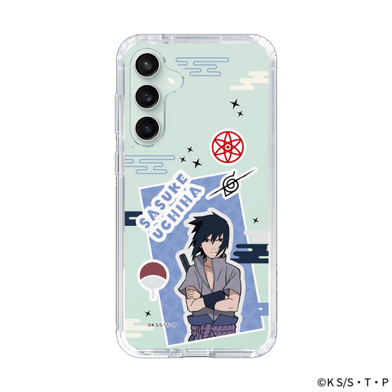 スリムプロテクションケース［ NARUTO -ナルト- 疾風伝 - ステッカー - うちはサスケ ］