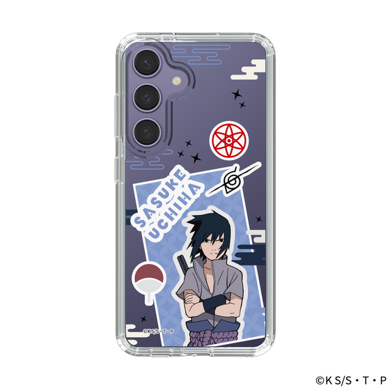 スリムプロテクションケース［ NARUTO -ナルト- 疾風伝 - ステッカー - うちはサスケ ］