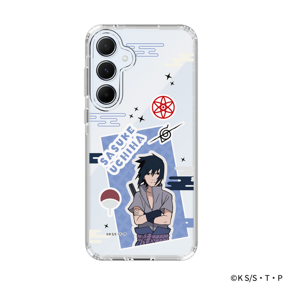 スリムプロテクションケース［ NARUTO-ナルト- 疾風伝 - ステッカー - うちはサスケ ］