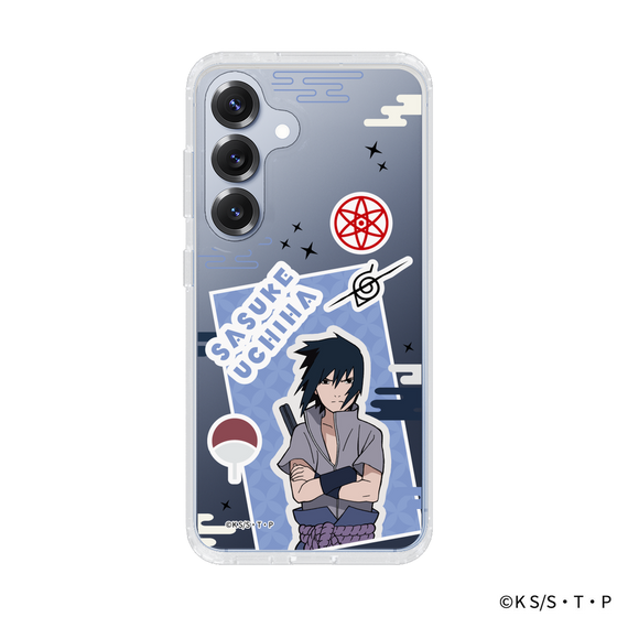 スリムプロテクションケース［ NARUTO -ナルト- 疾風伝 - ステッカー - うちはサスケ ］