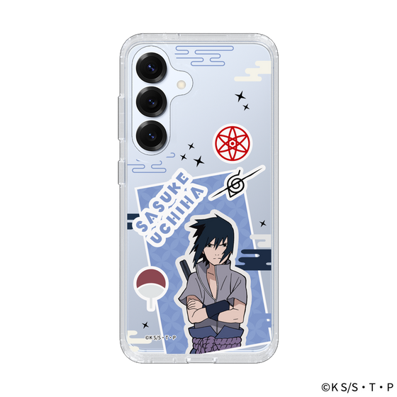 スリムプロテクションケース［ NARUTO -ナルト- 疾風伝 - ステッカー - うちはサスケ ］