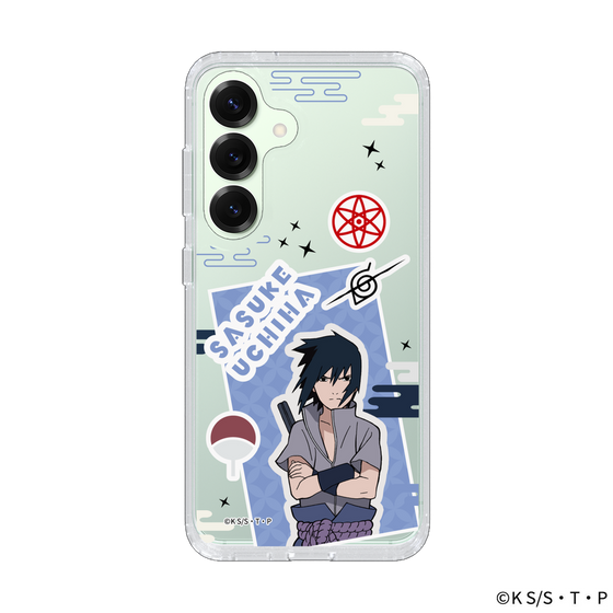 スリムプロテクションケース［ NARUTO -ナルト- 疾風伝 - ステッカー - うちはサスケ ］