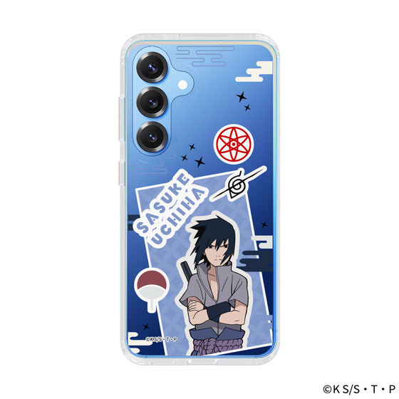 スリムプロテクションケース［ NARUTO -ナルト- 疾風伝 - ステッカー - うちはサスケ ］