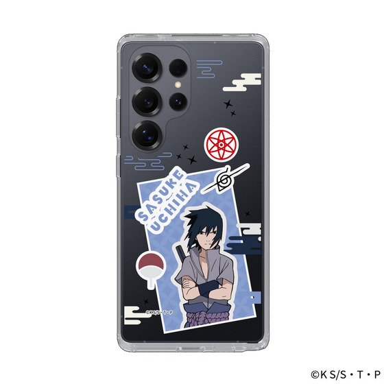 スリムプロテクションケース［ NARUTO -ナルト- 疾風伝 - ステッカー - うちはサスケ ］