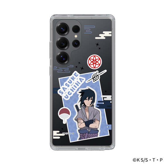 スリムプロテクションケース［ NARUTO -ナルト- 疾風伝 - ステッカー - うちはサスケ ］