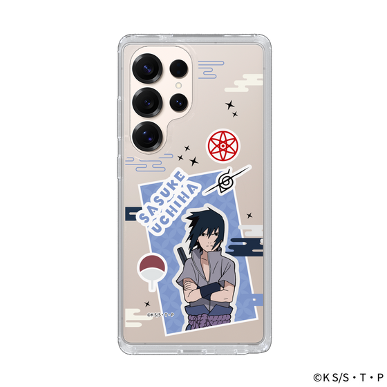 スリムプロテクションケース［ NARUTO -ナルト- 疾風伝 - ステッカー - うちはサスケ ］