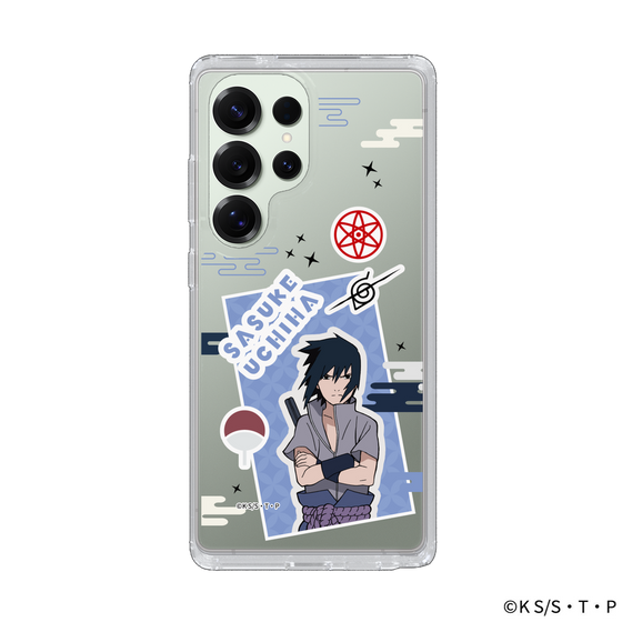 スリムプロテクションケース［ NARUTO -ナルト- 疾風伝 - ステッカー - うちはサスケ ］