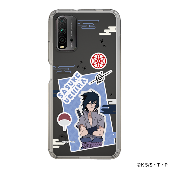 スリムプロテクションケース［ NARUTO -ナルト- 疾風伝 - ステッカー - うちはサスケ ］