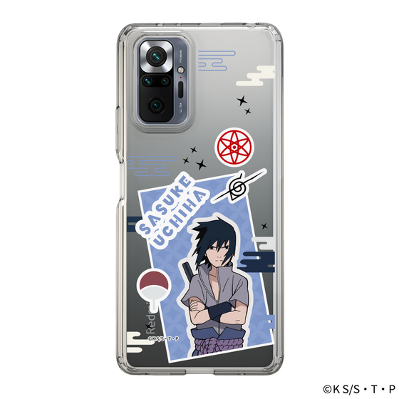 スリムプロテクションケース［ NARUTO -ナルト- 疾風伝 - ステッカー - うちはサスケ ］