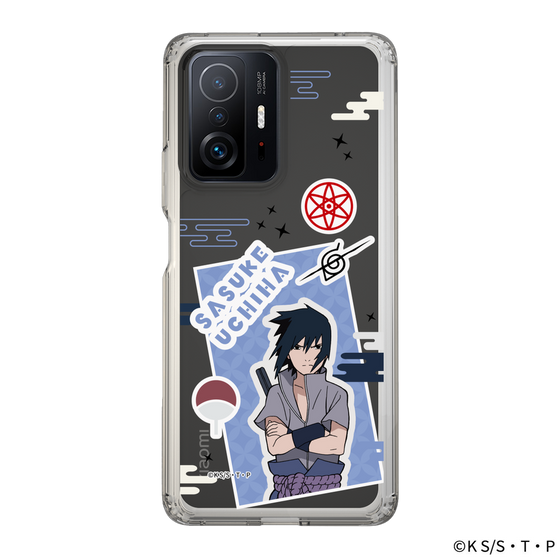 スリムプロテクションケース［ NARUTO -ナルト- 疾風伝 - ステッカー - うちはサスケ ］