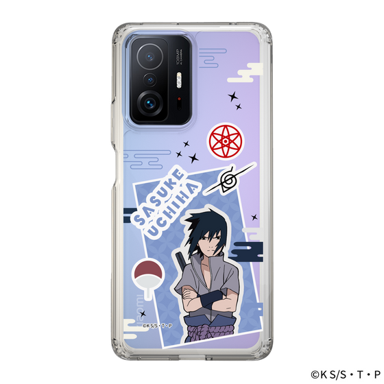スリムプロテクションケース［ NARUTO -ナルト- 疾風伝 - ステッカー - うちはサスケ ］