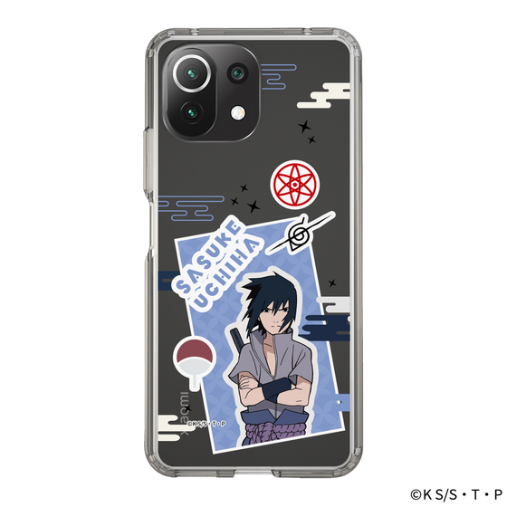 スリムプロテクションケース［ NARUTO-ナルト- 疾風伝 - ステッカー - うちはサスケ ］