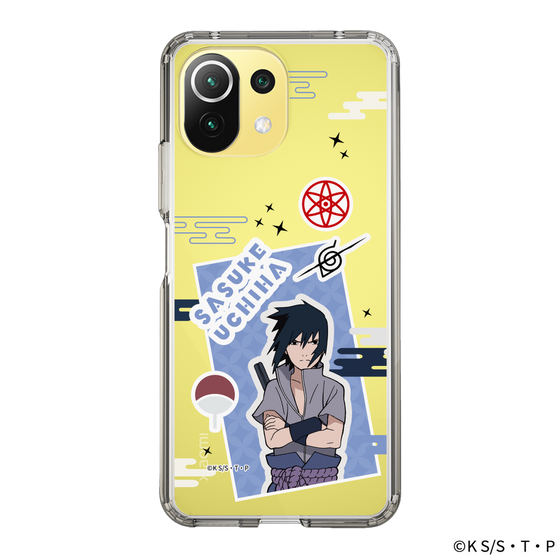 スリムプロテクションケース［ NARUTO -ナルト- 疾風伝 - ステッカー - うちはサスケ ］