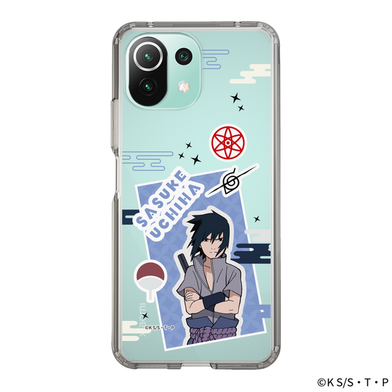 スリムプロテクションケース［ NARUTO -ナルト- 疾風伝 - ステッカー - うちはサスケ ］