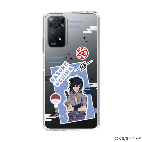 スリムプロテクションケース［ NARUTO -ナルト- 疾風伝 - ステッカー - うちはサスケ ］