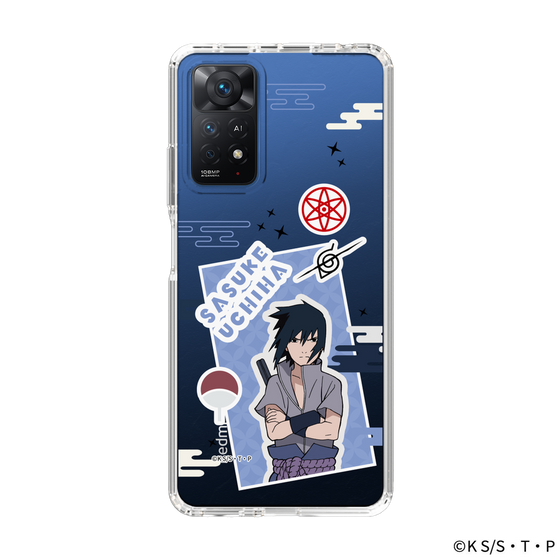 スリムプロテクションケース［ NARUTO -ナルト- 疾風伝 - ステッカー - うちはサスケ ］