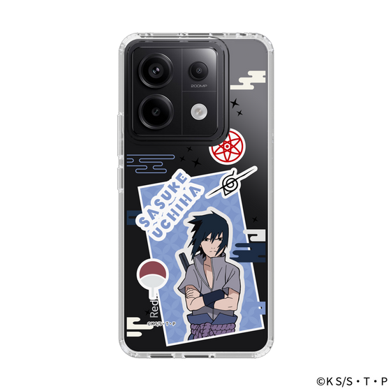 スリムプロテクションケース［ NARUTO -ナルト- 疾風伝 - ステッカー - うちはサスケ ］
