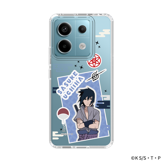 スリムプロテクションケース［ NARUTO -ナルト- 疾風伝 - ステッカー - うちはサスケ ］