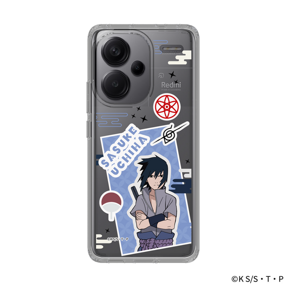 スリムプロテクションケース［ NARUTO -ナルト- 疾風伝 - ステッカー - うちはサスケ ］