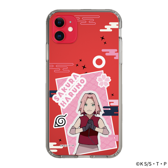 スリムプロテクションケース［ NARUTO -ナルト- 疾風伝 - ステッカー - 春野サクラ ］
