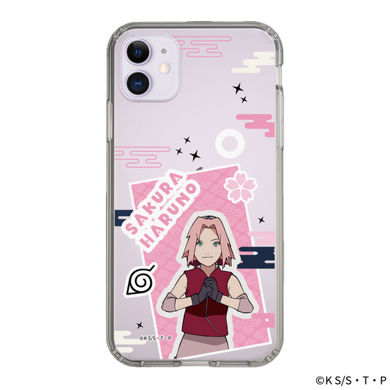 スリムプロテクションケース［ NARUTO -ナルト- 疾風伝 - ステッカー - 春野サクラ ］
