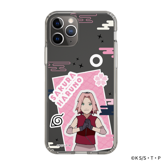 スリムプロテクションケース［ NARUTO -ナルト- 疾風伝 - ステッカー - 春野サクラ ］