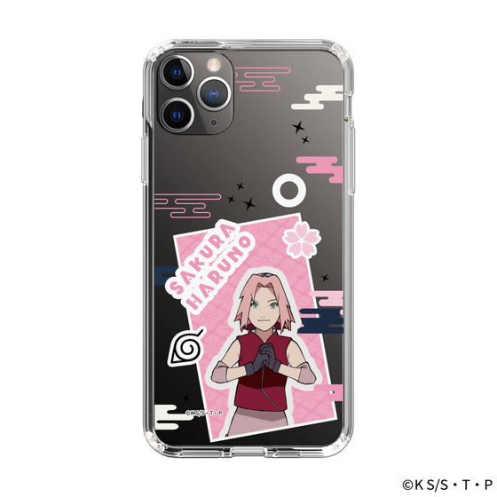 スリムプロテクションケース［ NARUTO -ナルト- 疾風伝 - ステッカー - 春野サクラ ］