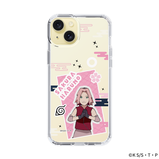 スリムプロテクションケース［ NARUTO -ナルト- 疾風伝 - ステッカー - 春野サクラ ］