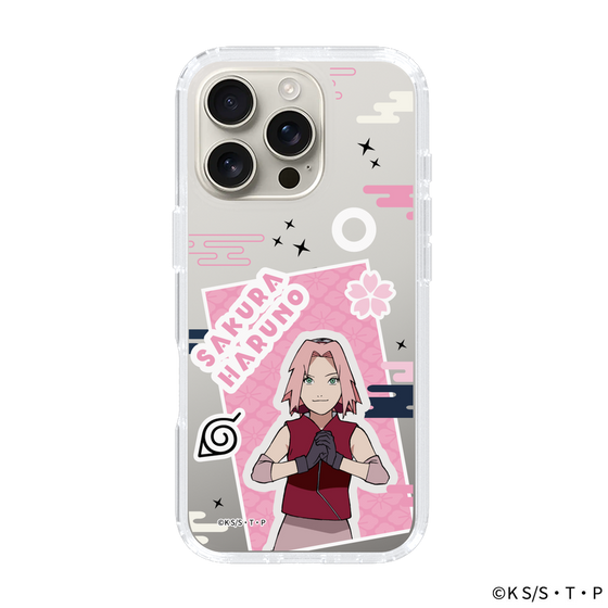 スリムプロテクションケース［ NARUTO -ナルト- 疾風伝 - ステッカー - 春野サクラ ］