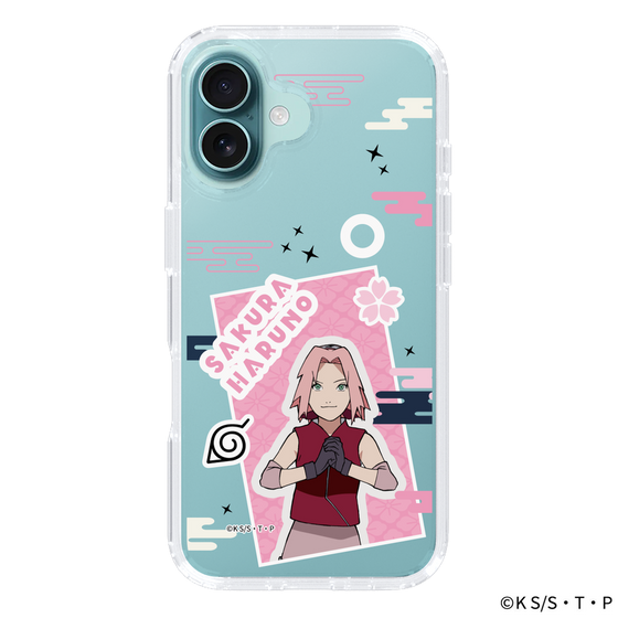スリムプロテクションケース［ NARUTO -ナルト- 疾風伝 - ステッカー - 春野サクラ ］