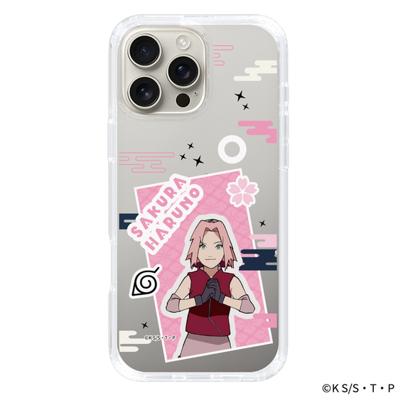 スリムプロテクションケース［ NARUTO -ナルト- 疾風伝 - ステッカー - 春野サクラ ］