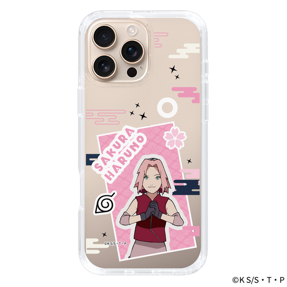 スリムプロテクションケース［ NARUTO -ナルト- 疾風伝 - ステッカー - 春野サクラ ］