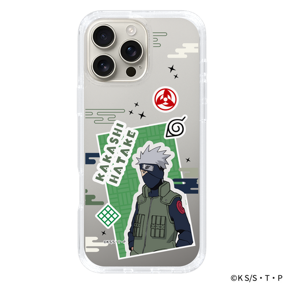 スリムプロテクションケース［ NARUTO -ナルト- 疾風伝 - ステッカー - はたけカカシ ］