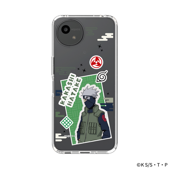 スリムプロテクションケース［ NARUTO -ナルト- 疾風伝 - ステッカー - はたけカカシ ］