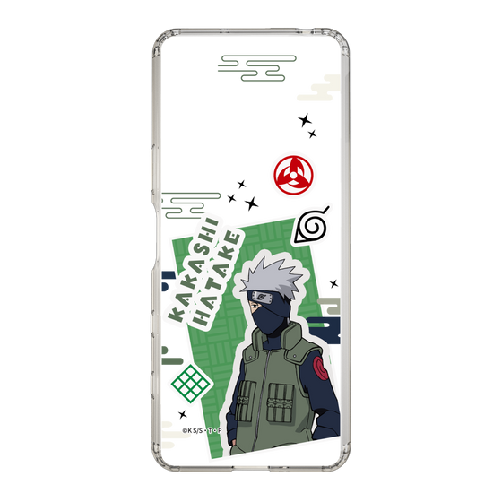 スリムプロテクションケース［ NARUTO -ナルト- 疾風伝 - ステッカー - はたけカカシ ］