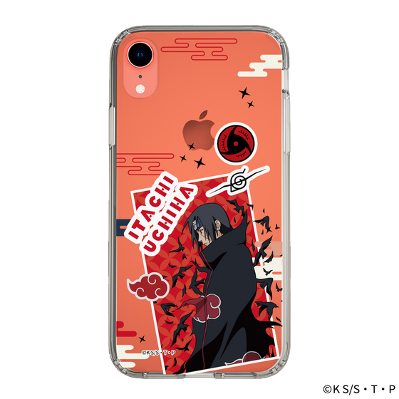 スリムプロテクションケース［ NARUTO -ナルト- 疾風伝 - ステッカー - うちはイタチ ］