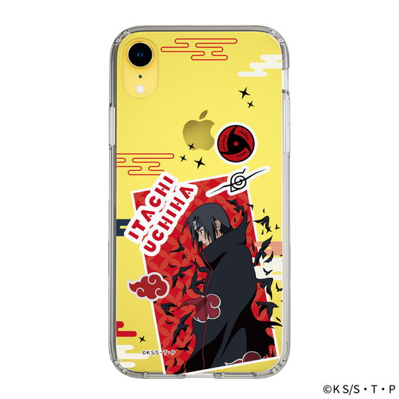 スリムプロテクションケース［ NARUTO -ナルト- 疾風伝 - ステッカー - うちはイタチ ］