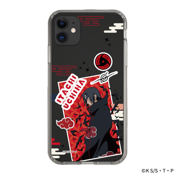 スリムプロテクションケース［ NARUTO -ナルト- 疾風伝 - ステッカー - うちはイタチ ］