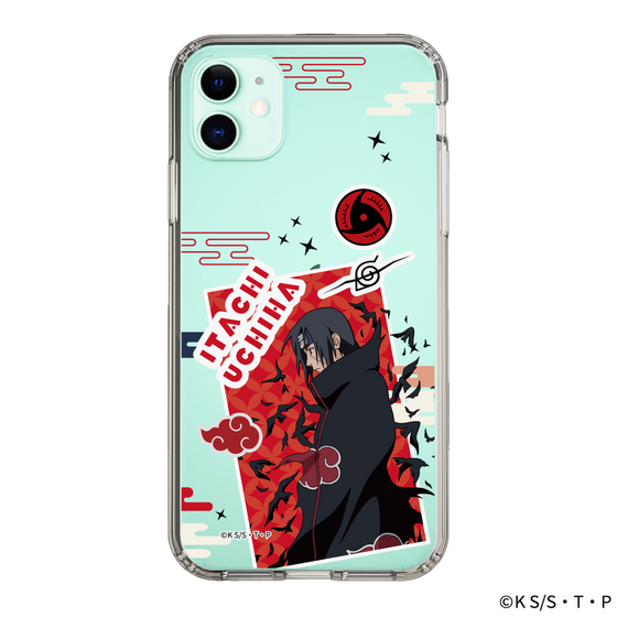 スリムプロテクションケース［ NARUTO -ナルト- 疾風伝 - ステッカー - うちはイタチ ］