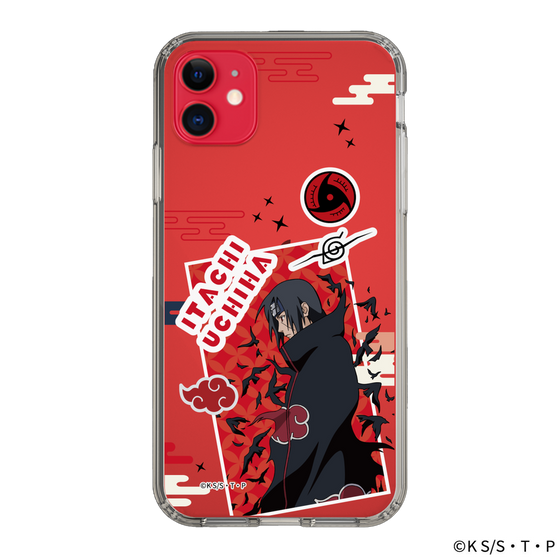 スリムプロテクションケース［ NARUTO -ナルト- 疾風伝 - ステッカー - うちはイタチ ］