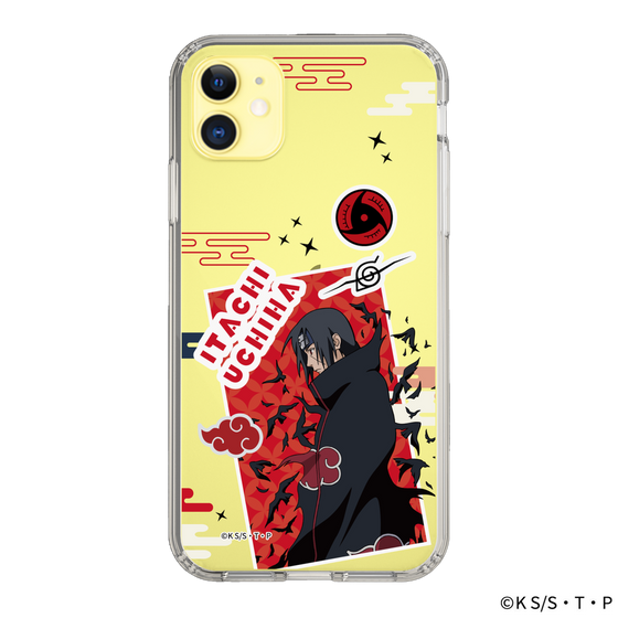 スリムプロテクションケース［ NARUTO -ナルト- 疾風伝 - ステッカー - うちはイタチ ］