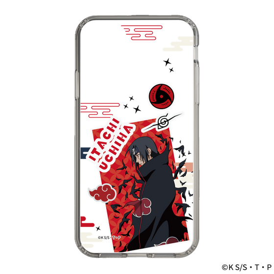 スリムプロテクションケース［ NARUTO -ナルト- 疾風伝 - ステッカー - うちはイタチ ］